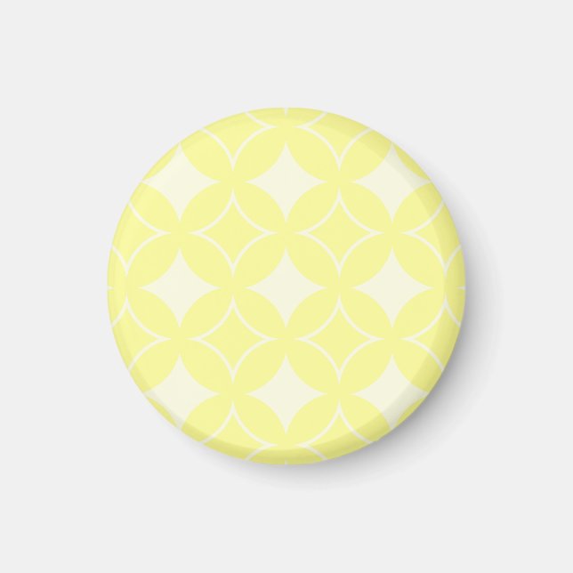 Aimant Motif shippo jaune citron (Devant)