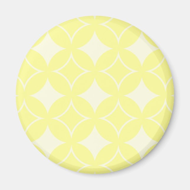 Aimant Motif shippo jaune citron (Devant)
