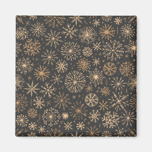 Aimant Motif Snowflake