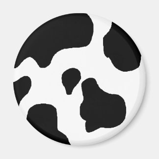 Aimant Motif tressé noir et blanc