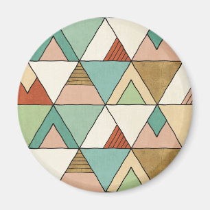 Aimant Motif tribal tiré par la main d'étape   de Geo d