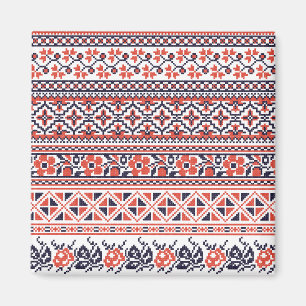 Aimant Motifs de conception de point de croix