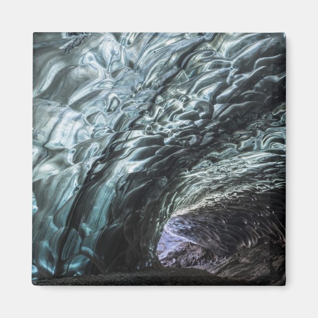 Aimant Motifs de paroi de grotte de glace (Devant)