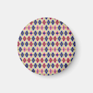 Aimant Motifs géométriques : Illustration textile traditi