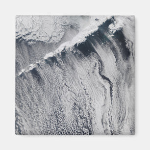 Aimant Motifs nuageux visibles sur l'île Aléoutienne