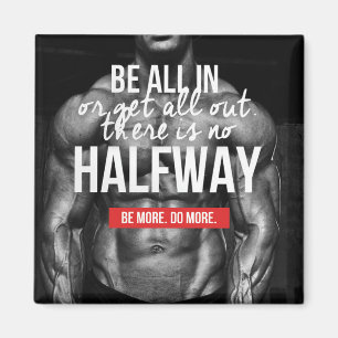 Aimant Motivation de gymnase de séance d'entraînement de