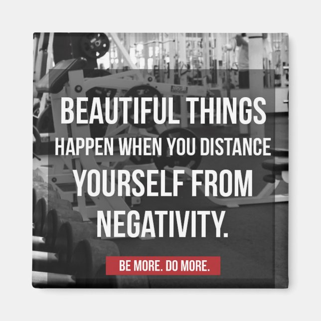 Aimant Motivation de l'entraînement de la musculation - N (Devant)