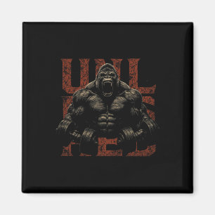 Aimant Motivation de travail de gym de singe de gorille B