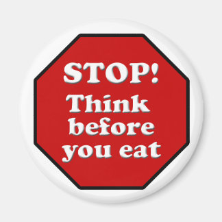 Aimant Motivation Diet, Arrêtez de penser avant de
