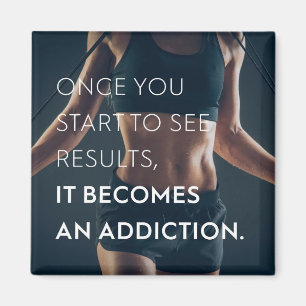 Aimant Motivation Du Gym Pour Les Femmes - Résultats - En