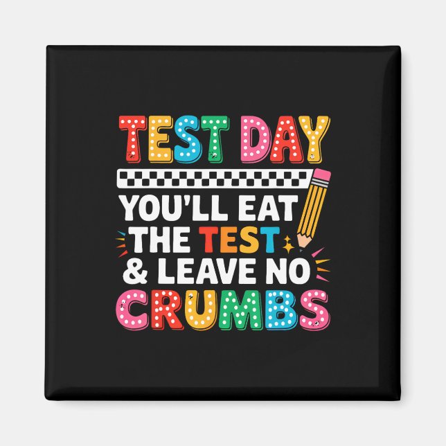 Aimant Motivation Groovy Staar Jour de test d'État Vous m (Devant)