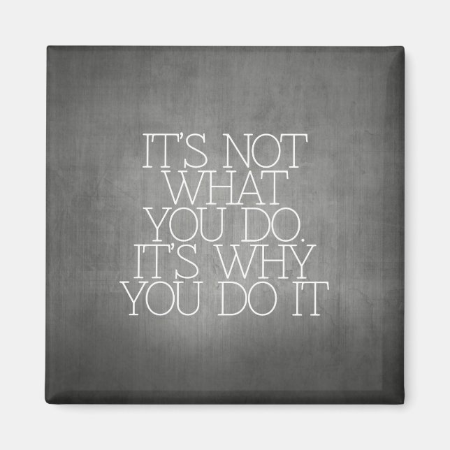 Aimant Motivation, inspiration, mots de sagesse citent. (Devant)