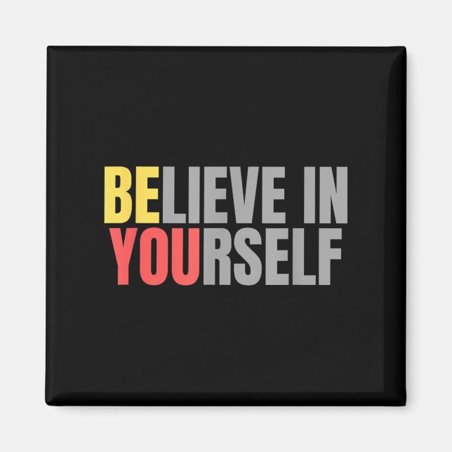 Aimant Motivation Message Positif Citation Croire En Votr (Devant)