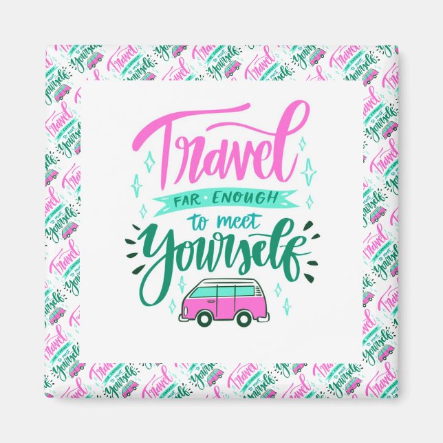 Aimant Motivation moderne élégante Meilleur Message popul (Devant)