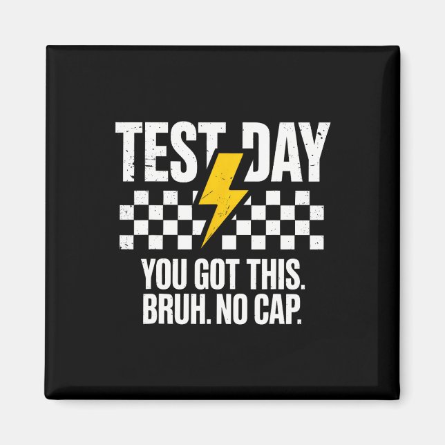 Aimant Motivation pour le jour de test de l'État Staar Vo (Devant)