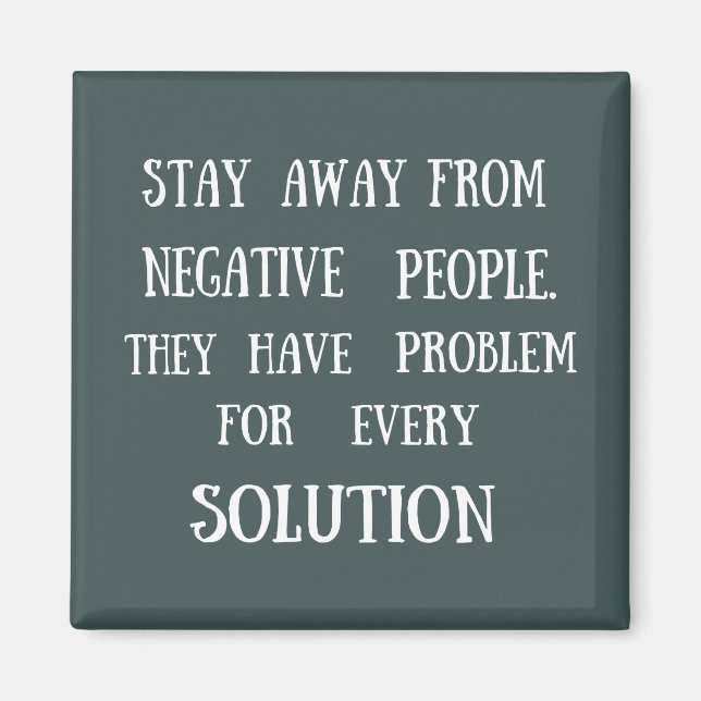 Aimant Motivational cite des paroles de vie amusantes (Devant)