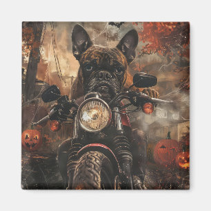 Aimant Moto à cheval Boxer Halloween effrayant