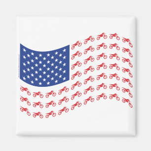 Aimant mOTO-cROSS-fLAG-wAVE