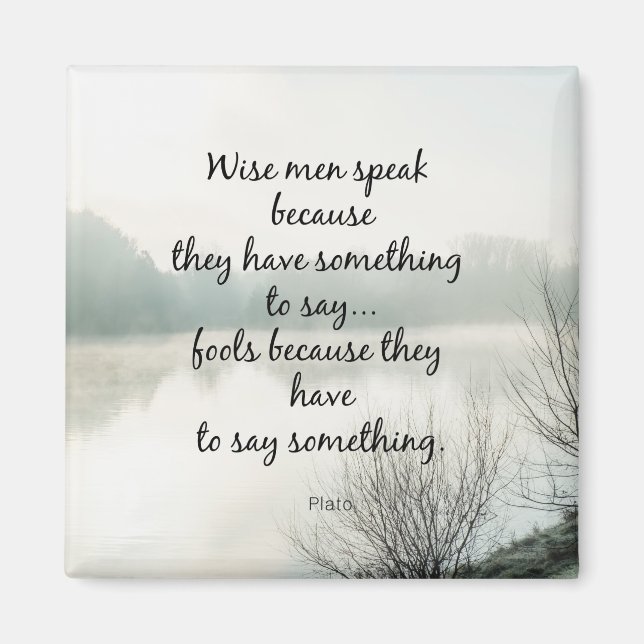 Aimant Mots de sagesse (Devant)