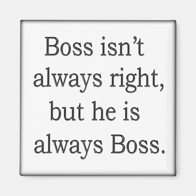 Aimant Mots de sagesse amusants 17 (Devant)