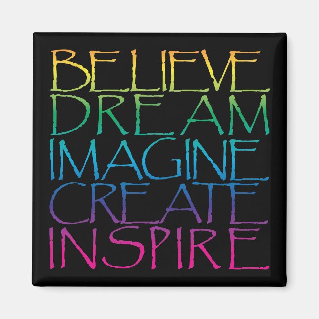 Aimant Mots Inspirants (Devant)