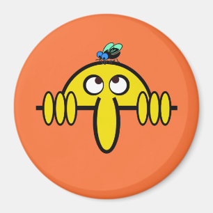 Aimant Mouche de Kilroy sur la tête