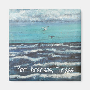 Aimant Mouettes à l'aimant du coucher du soleil