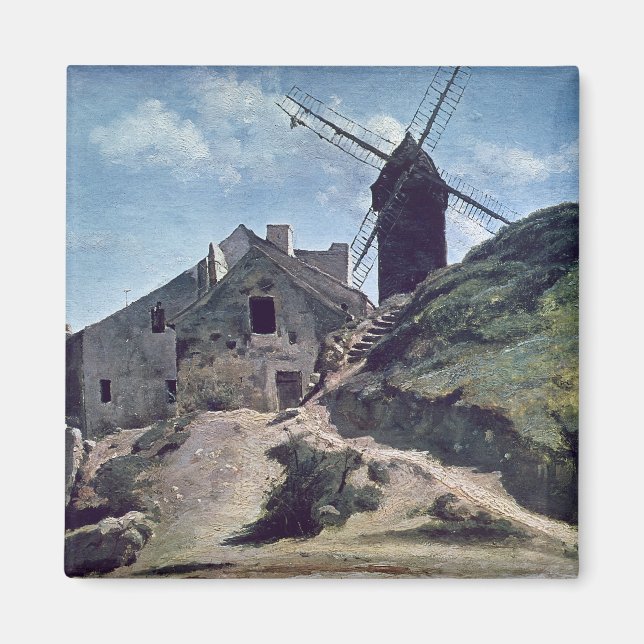 Aimant Moulin à vin à Montmartre, 1840-45 (Devant)