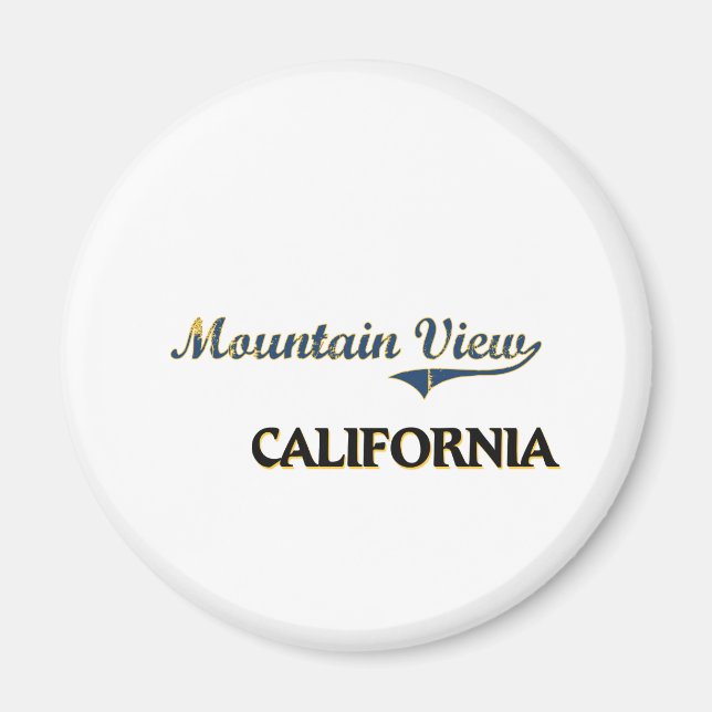 Aimant Mountain View California City Classic (Devant)