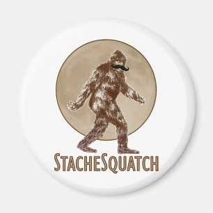 Aimant Moustache de STACHESQUATCH I si vous avez vu mon