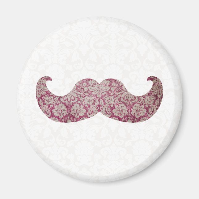 Aimant Moustache fantaisie (Devant)