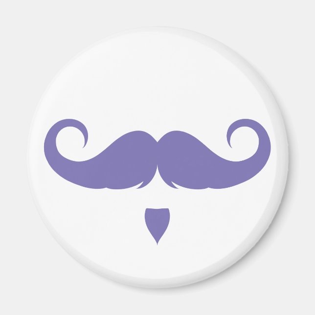 Aimant Moustache guidon personnalisable (Devant)