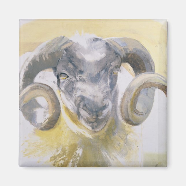 Aimant Mouton à longue corne 2 (Devant)