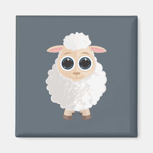 Aimant Mouton blanc (Devant)
