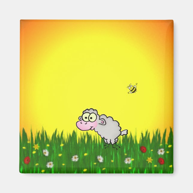 Aimant Mouton de campagne (Devant)