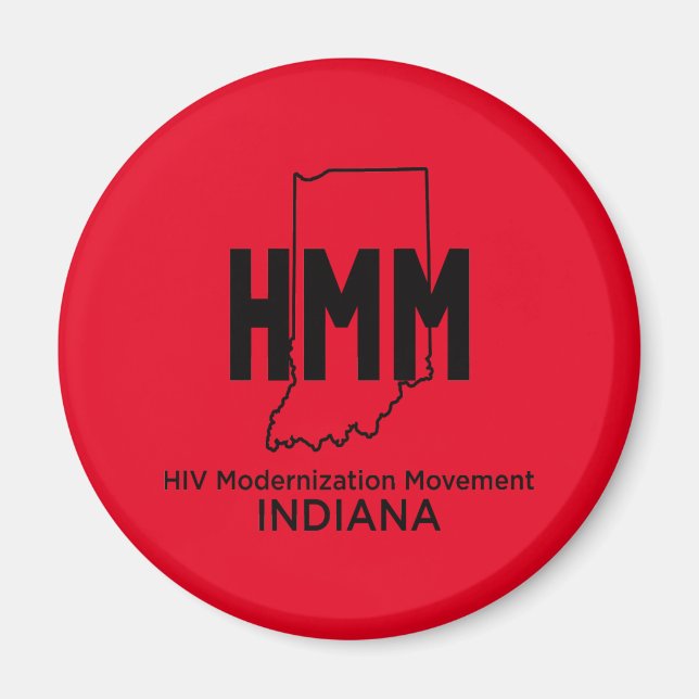 Aimant Mouvement de modernisation du VIH Indiana (Devant)
