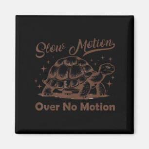 Aimant Mouvement Lent Sur Tortue De Mème Sans Mouvement H