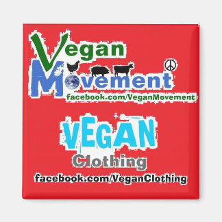 Aimant Mouvement végétal / Vêtements végétaliens