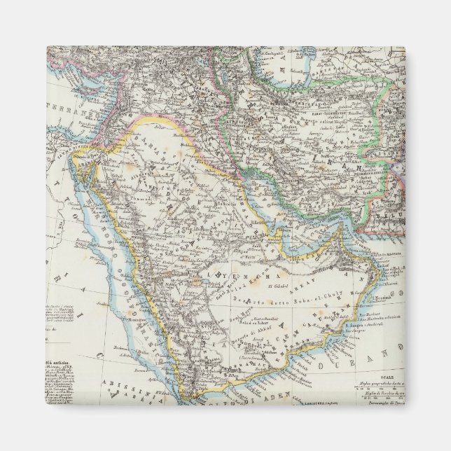 Aimant Moyen-Orient, Asie du Sud (Devant)