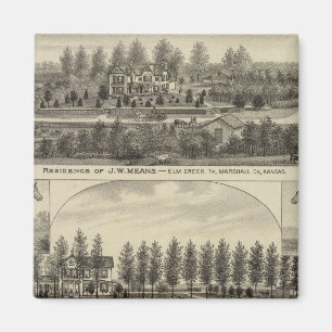 Aimant Moyens, truites et sabines au Kansas