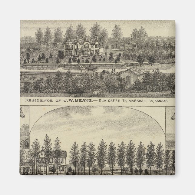 Aimant Moyens, truites et sabines au Kansas (Devant)