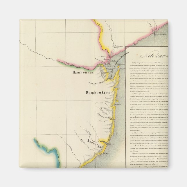 Aimant Mozambique, Afrique du Sud 52 (Devant)