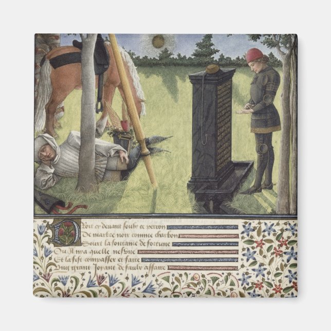 Aimant Ms. 2597 At Sunrise, Heart lit l'inscription (Devant)