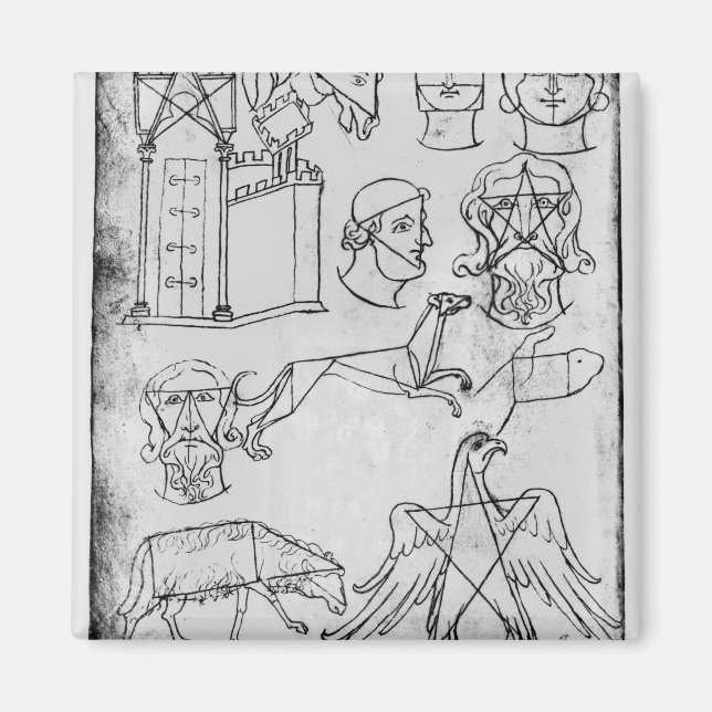 Aimant Ms Fr 19093 fol.18v Divers dessins (Devant)