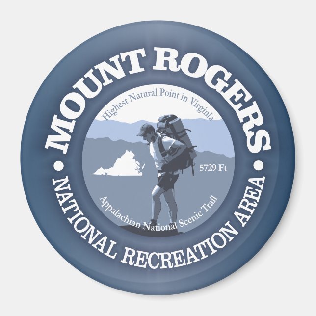 Aimant Mt Rogers NRA (Devant)