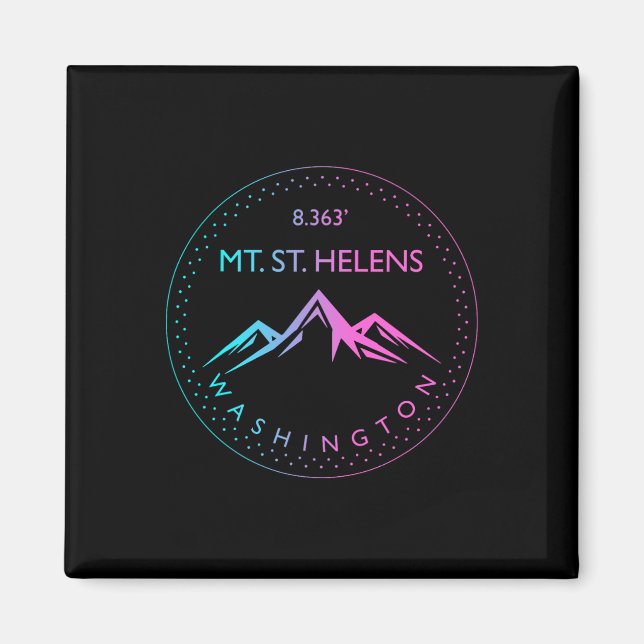 Aimant Mt. St. Helens Washington Randonnée Escalade de Mo (Devant)