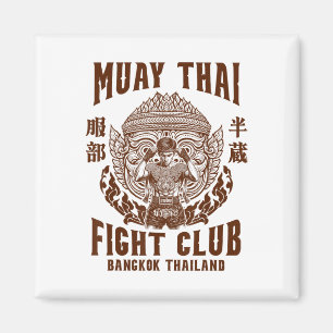Aimant Muay Thai Boxer Boxer Boxer Muay Thai Figh