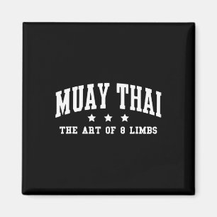 Aimant Muay Thai l'art des 8 membres Muay Thai kickboxing