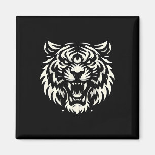 Aimant Muay Thai Mma Combat Tatouage Tigre Rugir Kickboxi