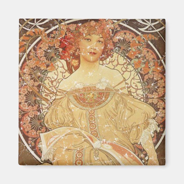 Aimant Mucha 2 - 1890 - en détresse (Devant)